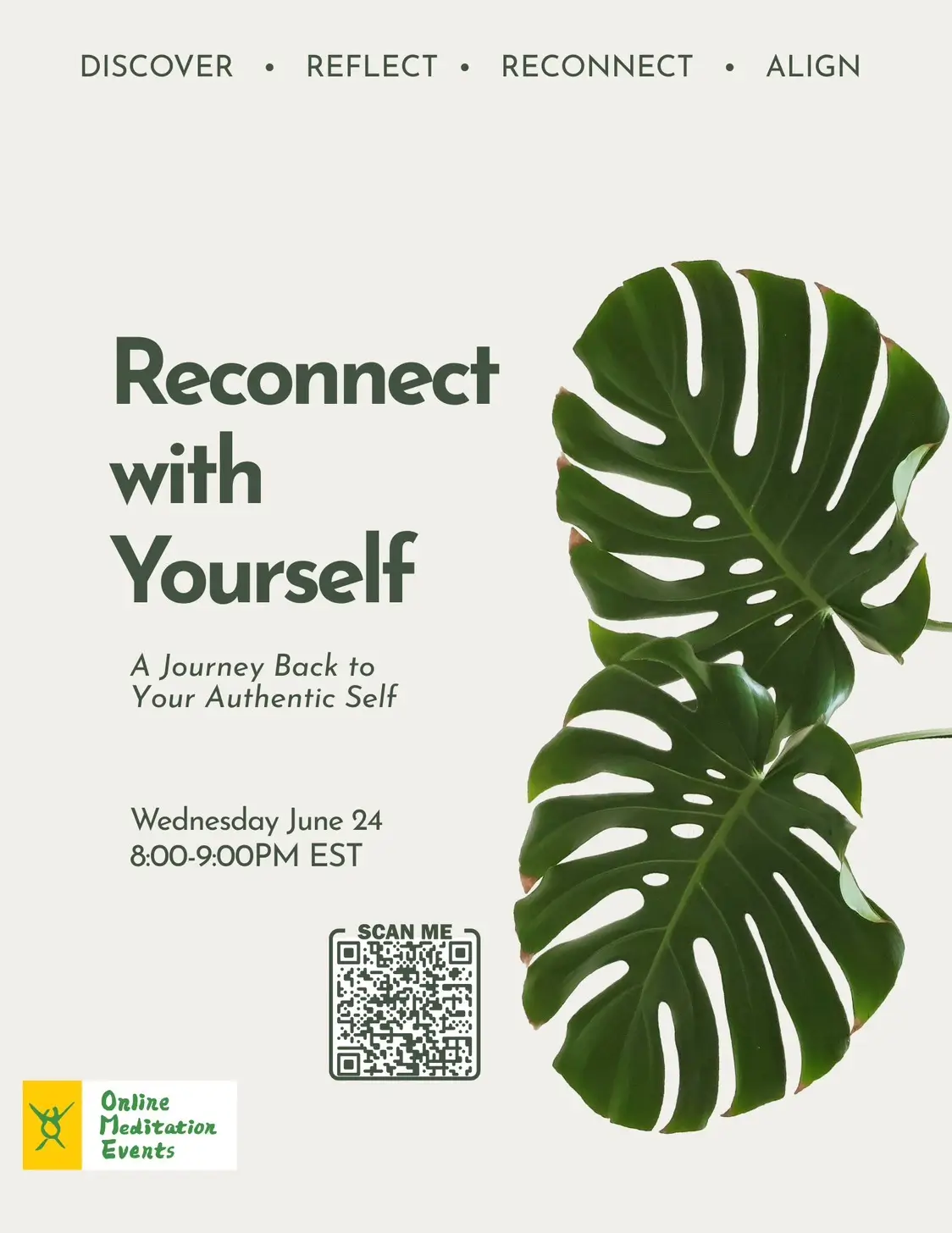 Reconnect with yourself meditation event online